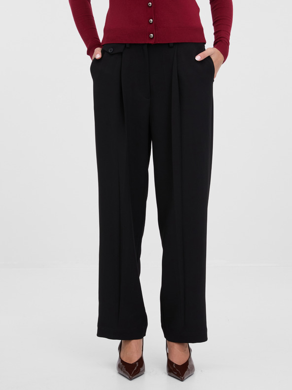 Orsay Čierne dámske nohavice ORSAY