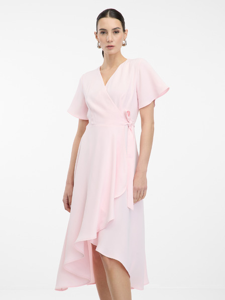 Orsay Svetloružové dámske midi šaty ORSAY