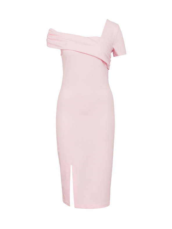 Orsay Svetloružové dámske šaty ku kolenám ORSAY