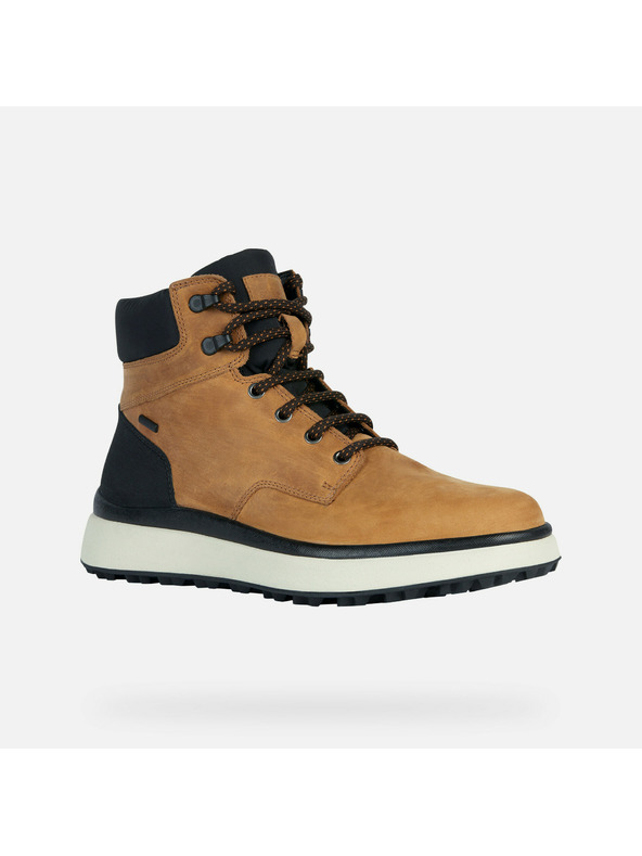 Geox Svetlo hnedá pánska členkové topánky Geox Granito
