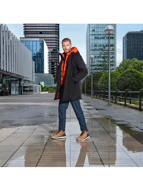 Geox Svetlo hnedá pánska členkové topánky Geox Granito