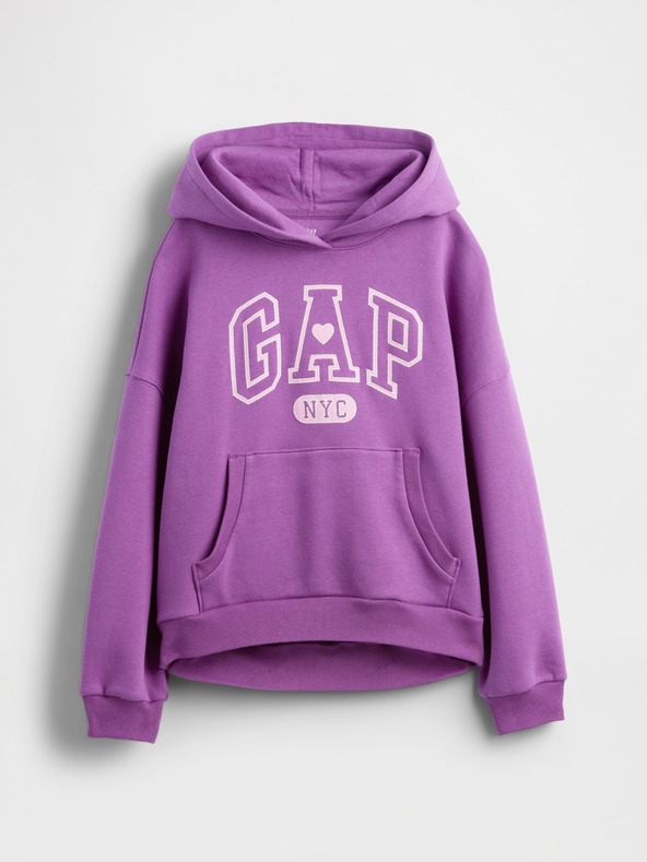 GAP Detská oversize mikina Logo VintageSoft GAP
