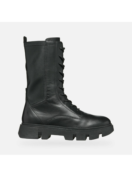 Geox Čierne dámske členkové topánky Geox Vilde