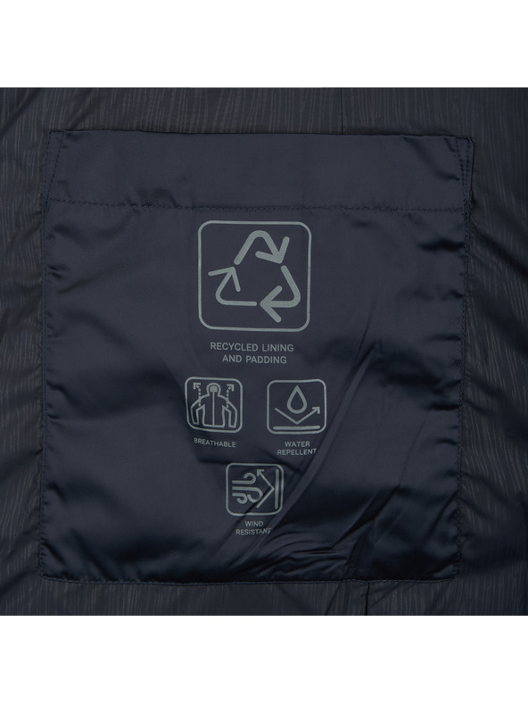 Geox Tmavo modrá dámska páperová bunda Geox Zosma