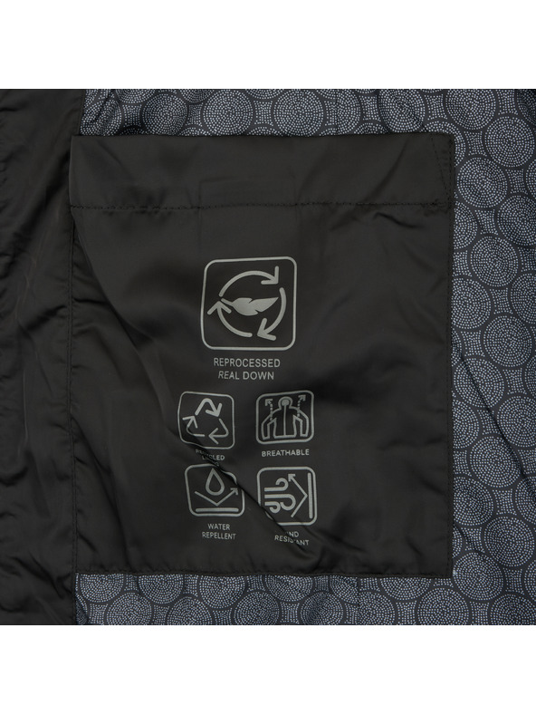 Geox Čierna dámska páperová bunda Geox Bettanie