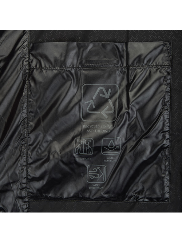 Geox Čierna dámska páperová bunda Geox Backsie