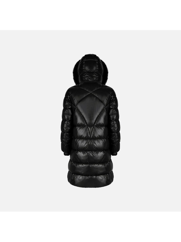 Geox Čierna dámska páperová bunda Geox Backsie