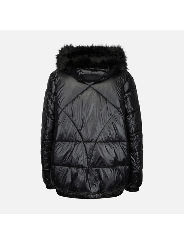 Geox Čierna dámska páperová bunda Geox Backsie