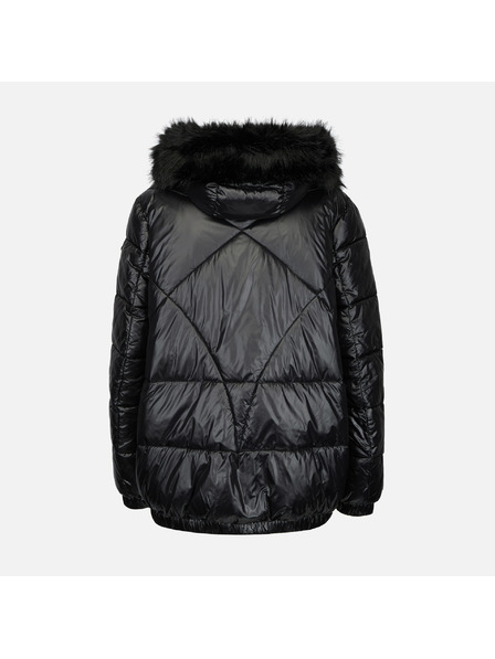 Geox Čierna dámska páperová bunda Geox Backsie