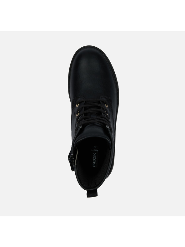 Geox Čierna dievčenská členkové topánky Geox Casey Girl