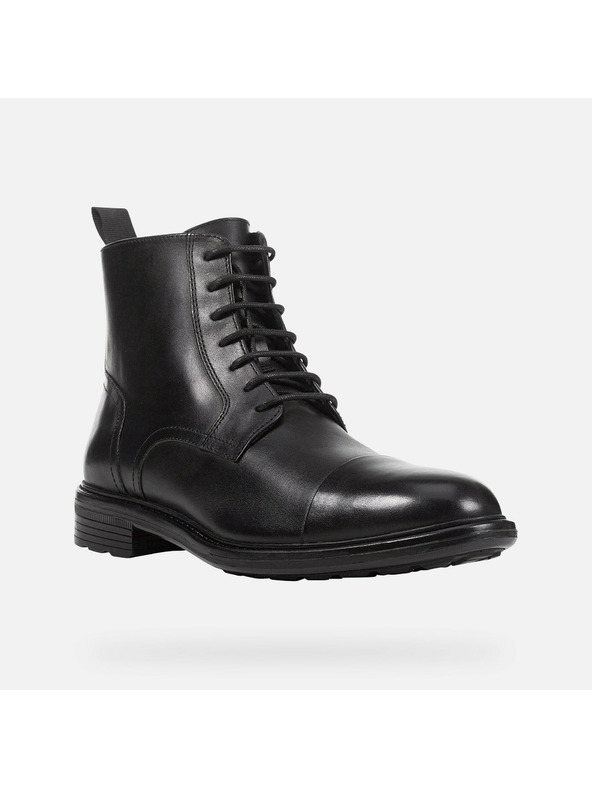 Geox Čierna pánska členkové topánky Geox Walk Pleasure