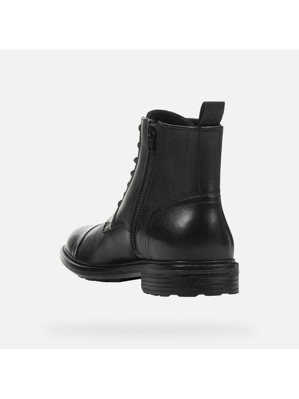 Geox Čierna pánska členkové topánky Geox Walk Pleasure