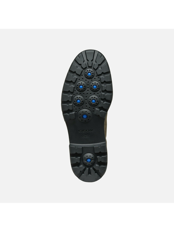 Geox Hnedé pánske členkové topánky Geox Spherica EC7