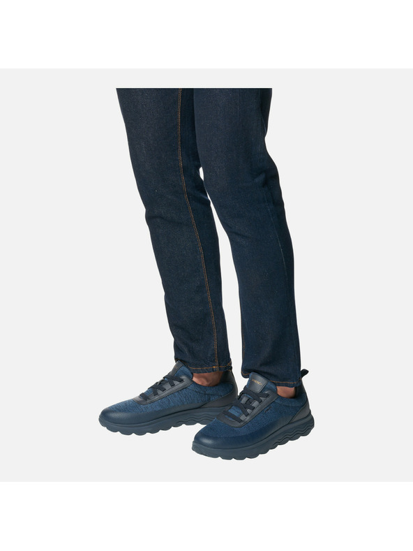 Geox Tmavomodré pánske tenisky Geox Spherica