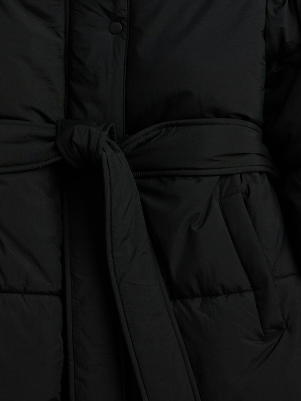 GAP Prešívaný kabát s opaskom GAP