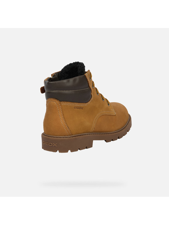 Geox Hnedé chlapčenské tenisky Geox Shaylax Boy