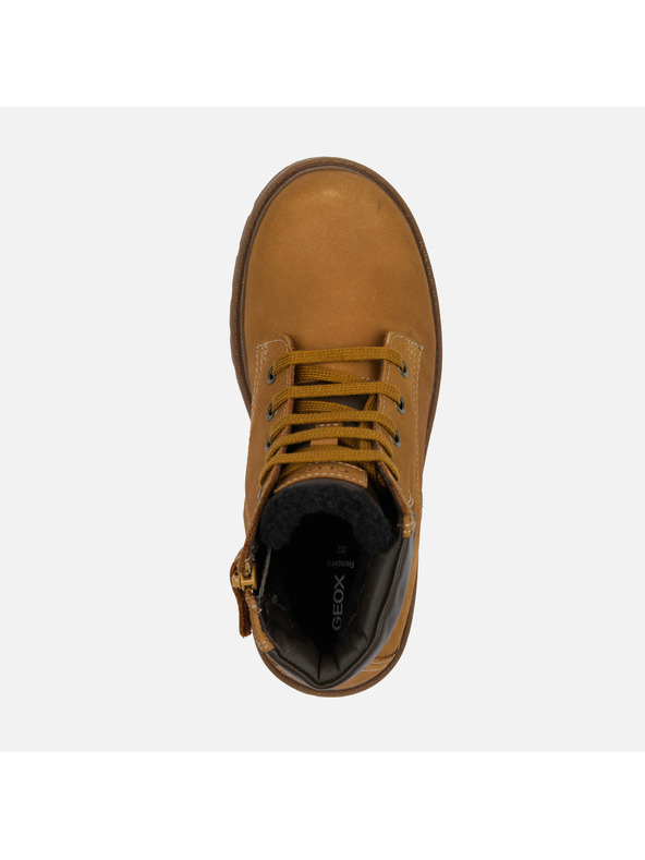 Geox Hnedé chlapčenské tenisky Geox Shaylax Boy