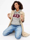 GAP Mikina s logom a fleece GAP