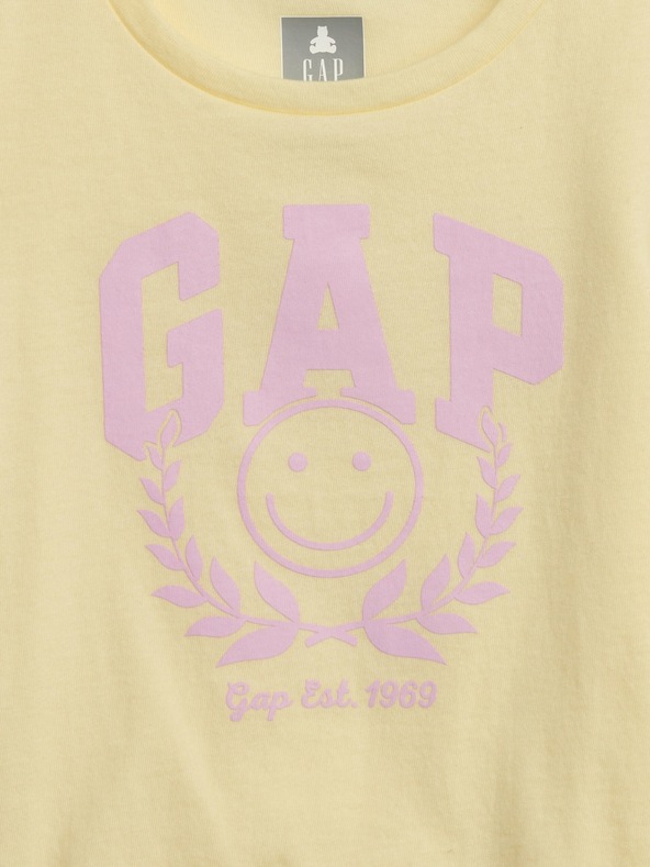 GAP Baby organic tričko logo GAP