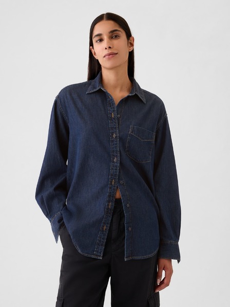 GAP Chambray oversize košeľa Big Shirt GAP