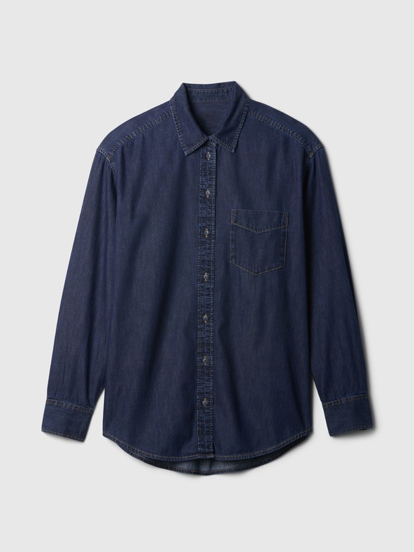 GAP Chambray oversize košeľa Big Shirt GAP