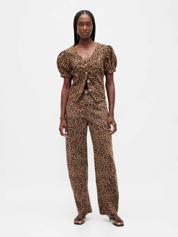 GAP Džínsy Barrel High Rise GAP