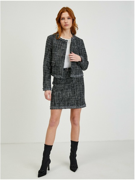 Orsay Šedá dámska tvídová sukňa ORSAY