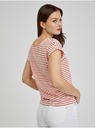 Orsay Červeno-biela dámska pruhovaná košeľa ORSAY