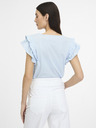 Orsay Modré dámske tričko s krátkym rukávom ORSAY