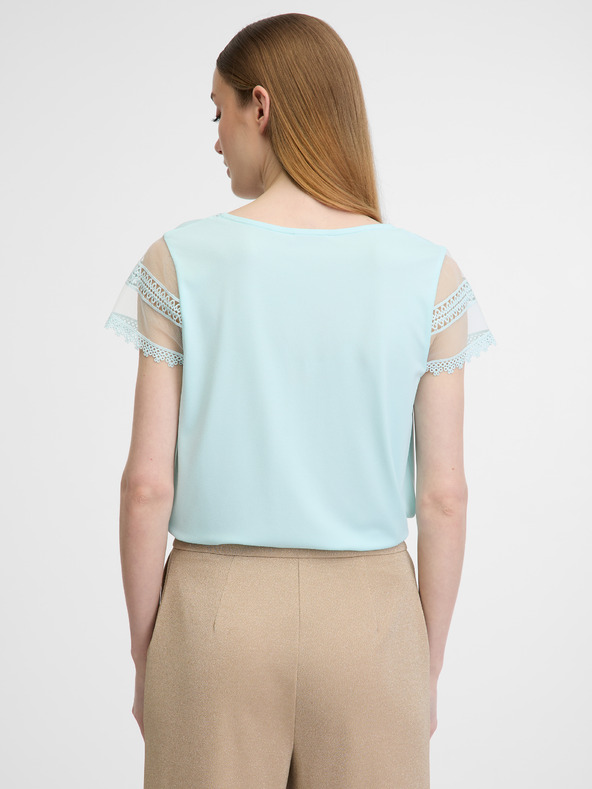 Orsay Svetlomodré dámske tričko s krátkym rukávom ORSAY
