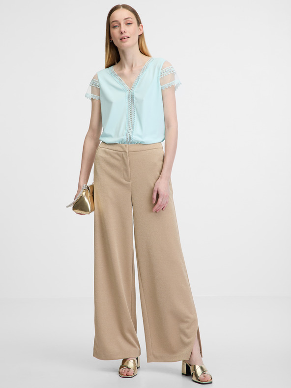 Orsay Svetlomodré dámske tričko s krátkym rukávom ORSAY