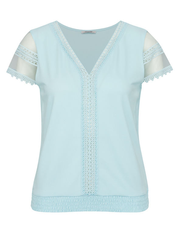 Orsay Svetlomodré dámske tričko s krátkym rukávom ORSAY