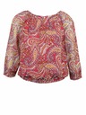 Orsay Červeno-ružová dámska vzorovaná blúzka ORSAY