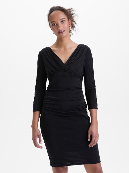 Orsay Čierne dámske plášťové šaty ORSAY