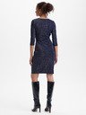Orsay Tmavomodré dámske šaty s rukávmi ORSAY
