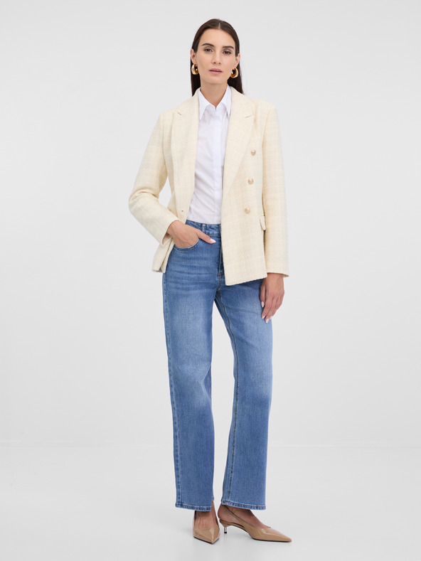 Orsay Krémové dámske sako ORSAY