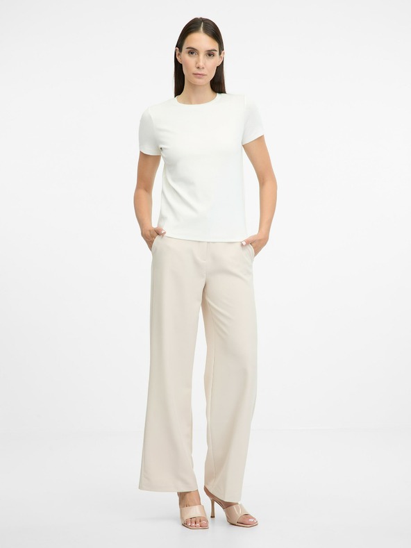 Orsay Biele dámske tričko s krátkym rukávom ORSAY