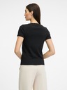 Orsay Čierne dámske tričko s krátkym rukávom ORSAY