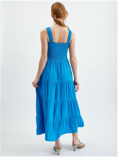 Orsay Modré dámske šaty ORSAY