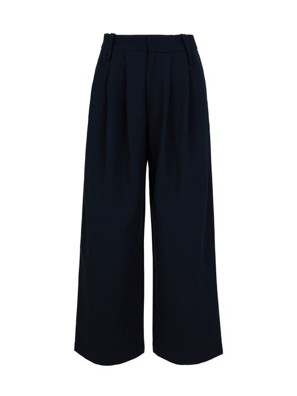 Orsay Čierne dámske široké nohavice ORSAY