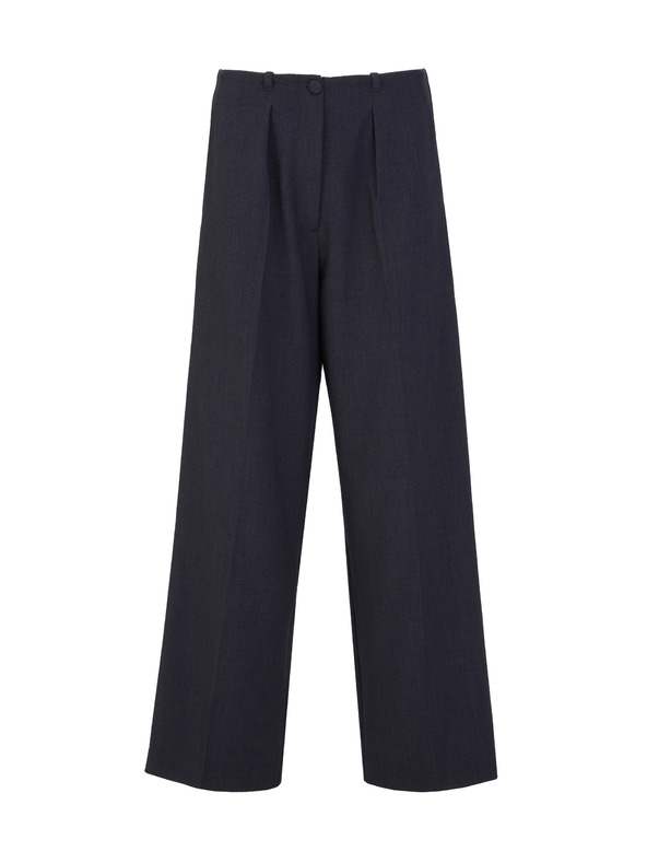 Orsay Tmavosivé dámske nohavice ORSAY