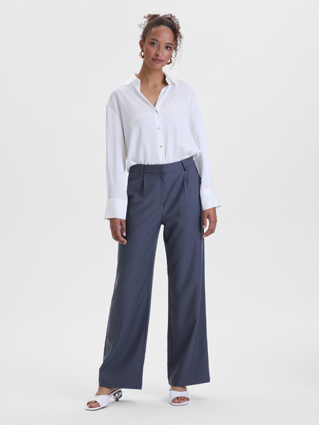 Orsay Tmavosivé široké dámske nohavice ORSAY