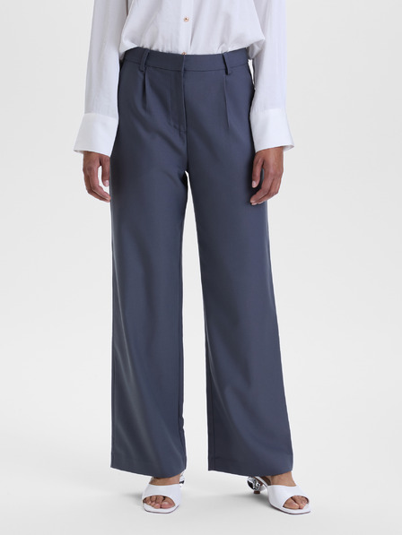 Orsay Tmavosivé široké dámske nohavice ORSAY