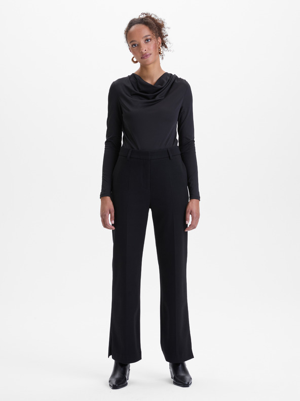 Orsay Čierne dámske rovné nohavice ORSAY