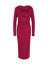 Orsay Vínové dámske midi šaty ORSAY