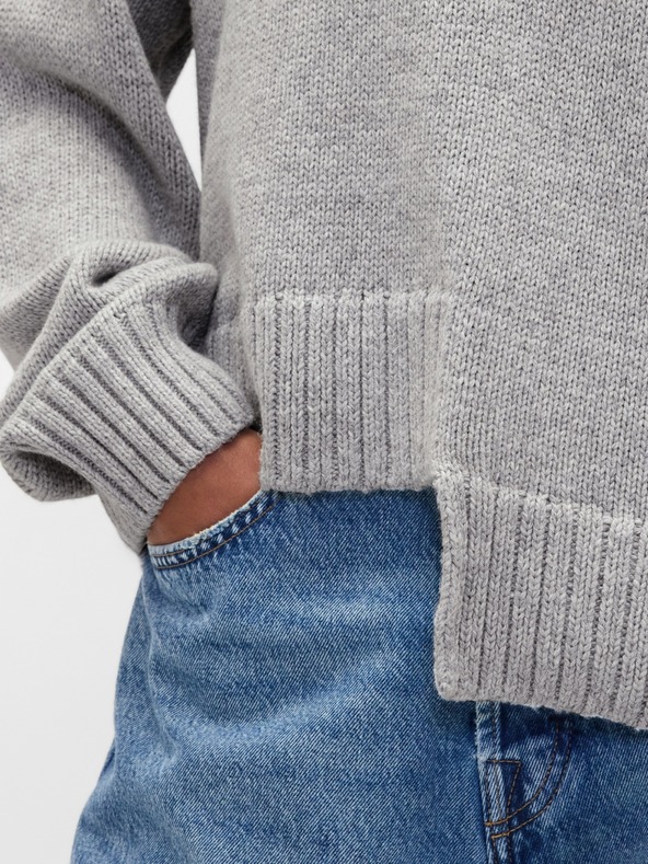 GAP Asymetrický svetr s příměsí vlny GAP