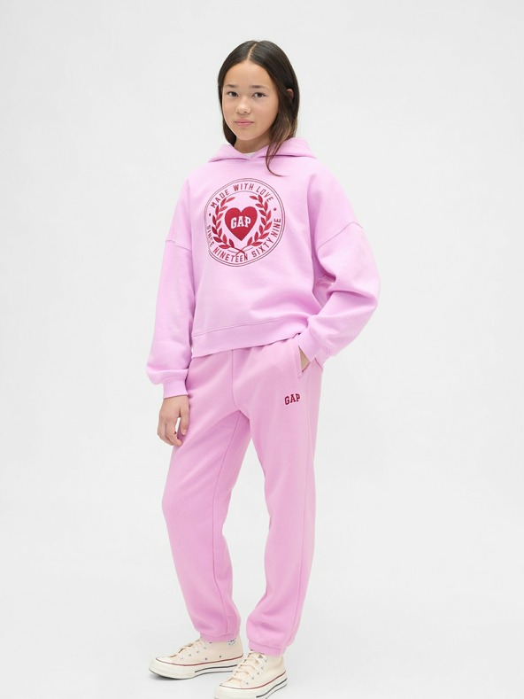 GAP Detské tepláky Logo VintageSoft GAP