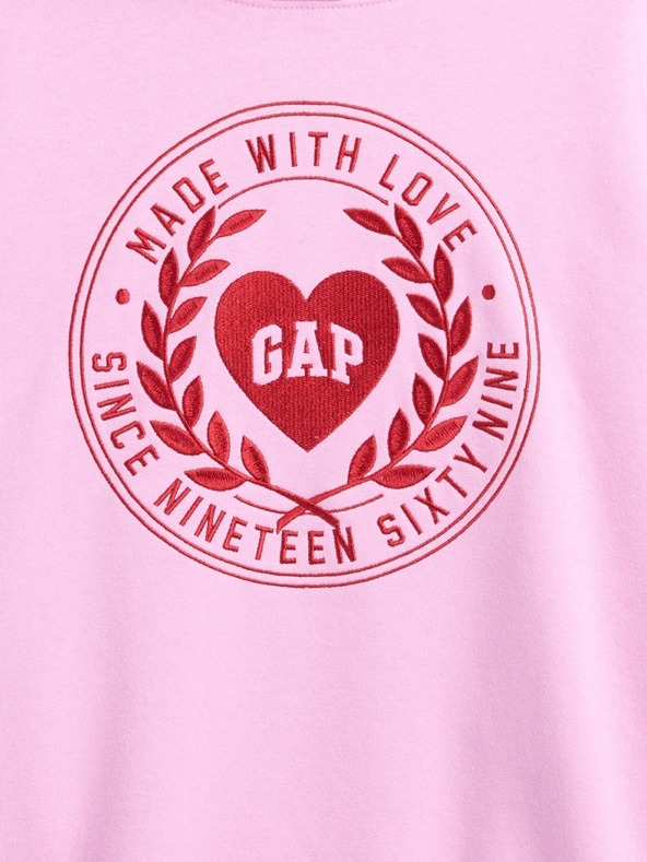 GAP Detská oversize mikina Logo VintageSoft GAP