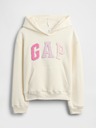 GAP Detská mikina s logom a fleece GAP