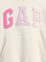GAP Detská mikina s logom a fleece GAP